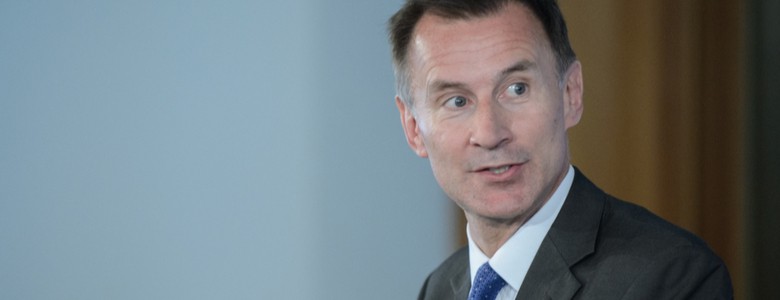 British chancellor of the Exchequer, Jeremy Hunt