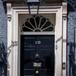 The outside of 10 Downing Street